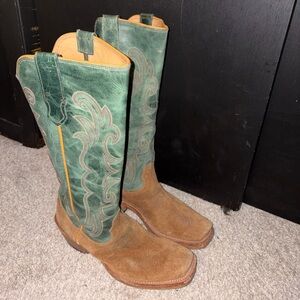 Men’s Hightop rough out cowboy boots